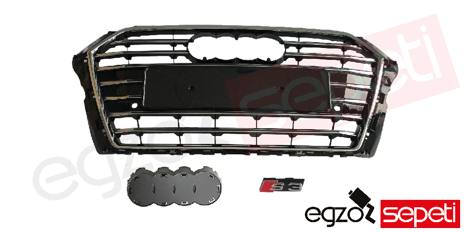 Audi A3 Panjur Krom/Siyah S 2016-On