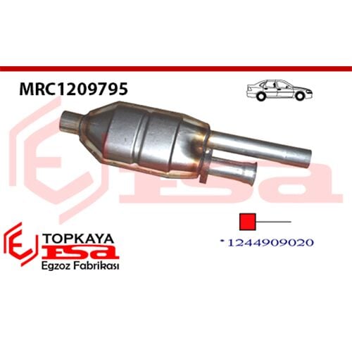 Mercedes E200 / Mercedes E220 124W Katalitik Konverter Euro 4 1992 > 1995