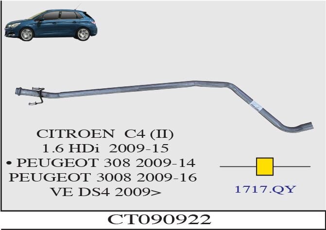 Citroen C4 (II) 1.6 Hdi Ara Boru 2009 > 2015