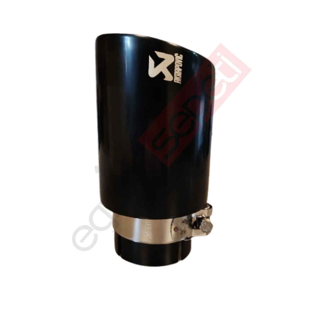 Akrapoviç Krom Egzoz Ucu 90 MM Parlak Siyah İthal Ürün