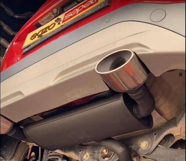 Hyundai Sag Ve Sol Egzoz Çıkılarını Aktif Etmek İçin Özel Üretim Susturucu