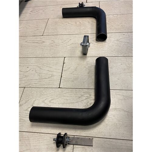 Hyundai Sag Ve Sol Egzoz Çıkışlarını Aktif Etmek İçin Özel Üretim Boru, Flans Sistemi Ve Bağlantı Ekipmanları
