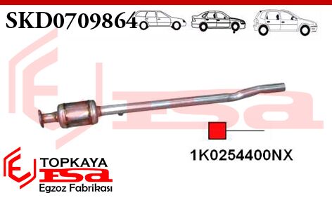 Skoda Octavia 1.6 Fsi Katalitik Konverter Euro 4 2004 > …