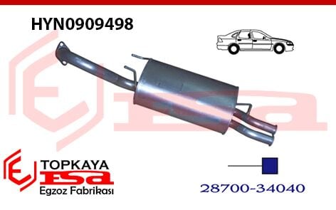Hyundai Sonata 2.0İ Arka Susturucu Borulu 1993-98