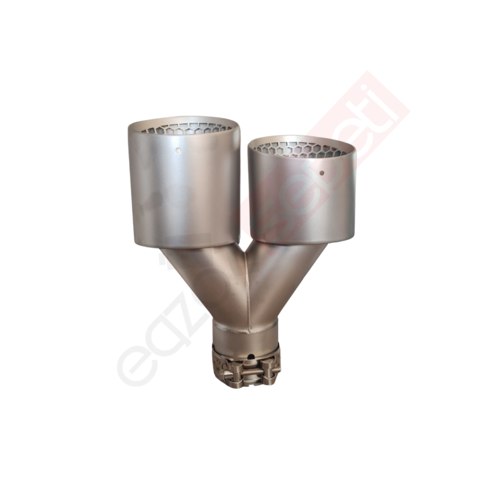 Akrapoviç Egzoz Ucu 100 MM Krom Çiftli Sag İthal Ürün