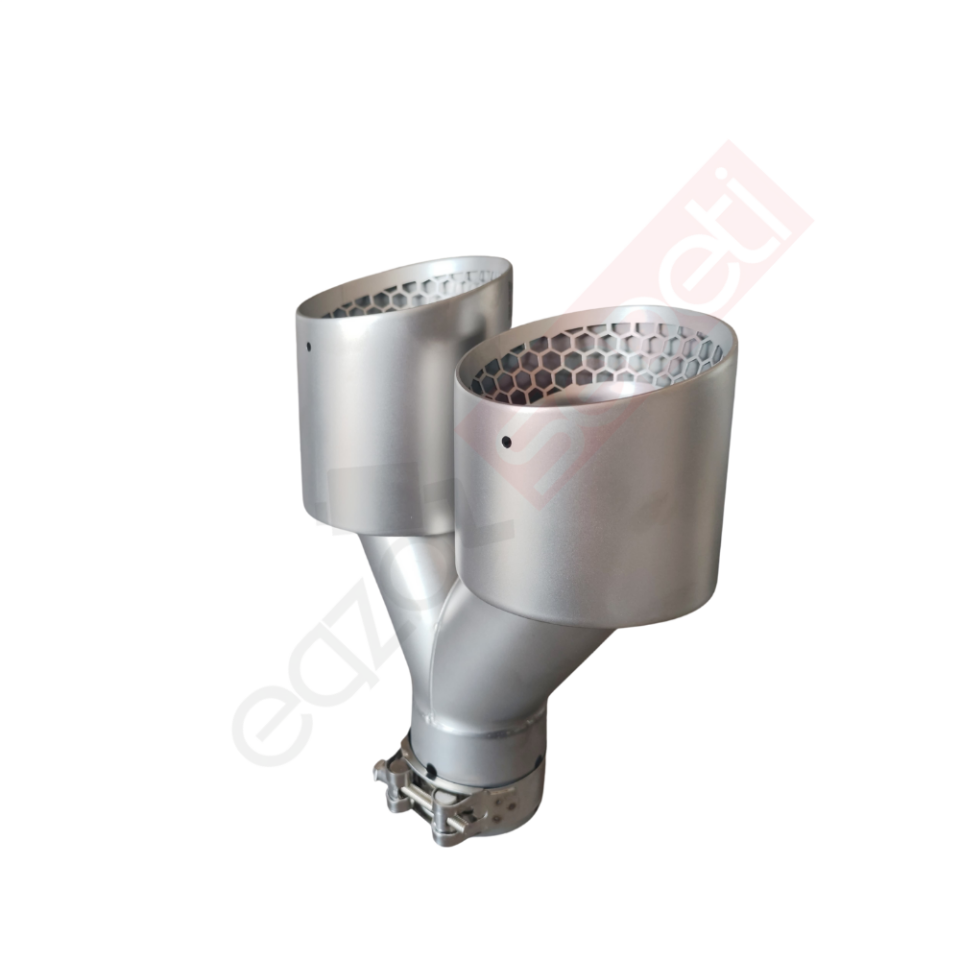Akrapoviç Egzoz Ucu 100 MM Krom Çiftli Sag İthal Ürün