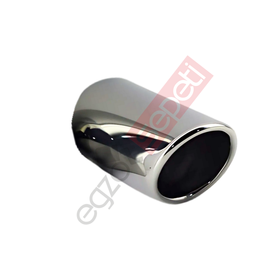 Krom Egzoz Ucu Sol Taraf 304 Kalite Yuvarlak Çap Ölçüsü 70X200 mm