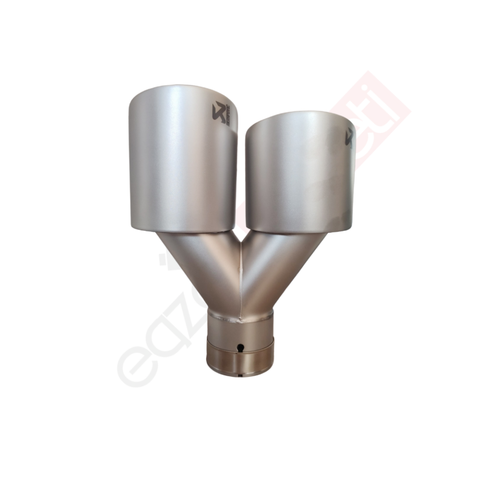 Akrapoviç Egzoz Ucu 100 MM Krom Çiftli Sol İthal Ürün