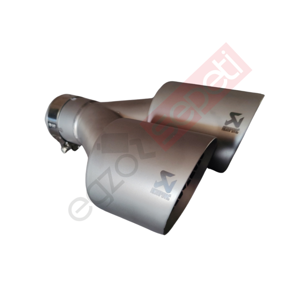 Akrapoviç Egzoz Ucu 100 MM Krom Çiftli Sol İthal Ürün